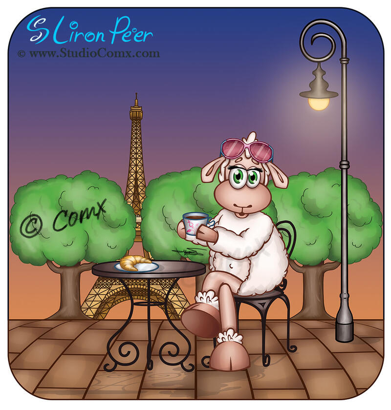 Lilly Sitting In Paris - Studio ComX Lilly Sitting In Paris - Studio ComX