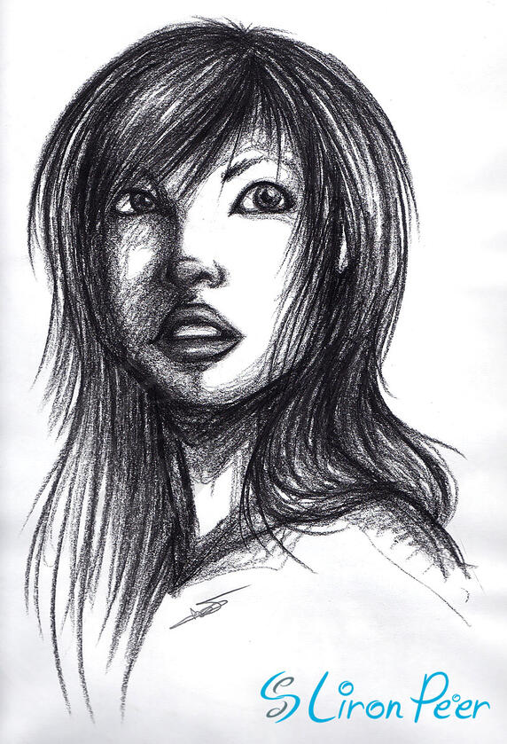 Asian Woman Sketch Asian Woman Sketch