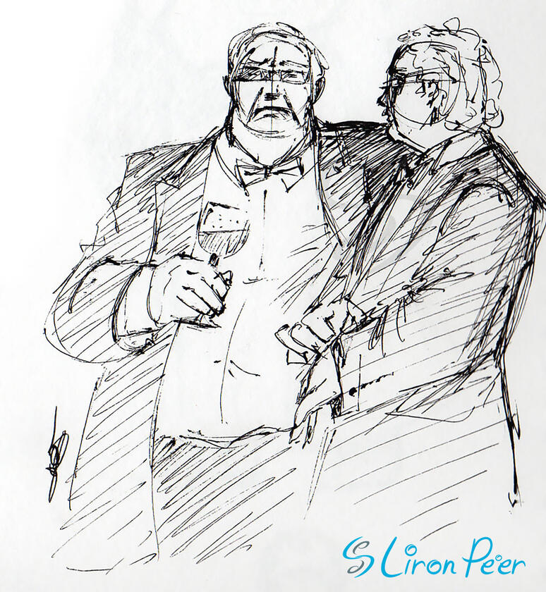 Men Talking Sketch Men Talking Sketch