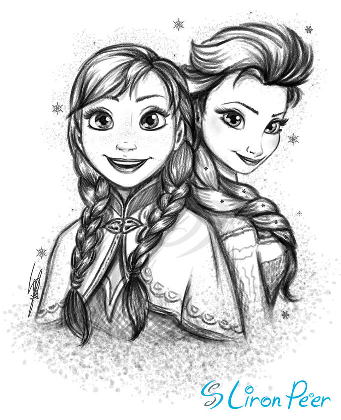 Disney's Anna and Elsa Fanart Disney's Anna and Elsa Fanart