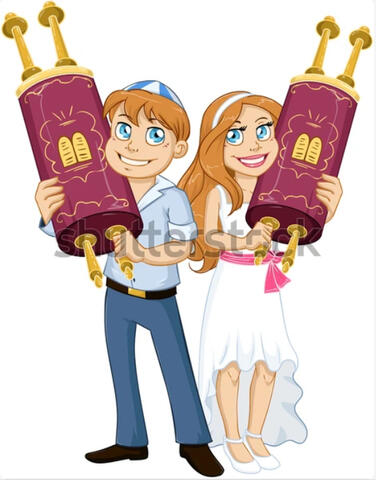 Royalty free Boy and Girl Bar Mitzvah Royalty free Boy and Girl Bar Mitzvah