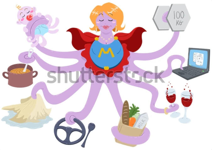 Royalty free Super Mom Royalty free Super Mom